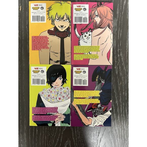 Chainsaw Man Manga Vol 1-3 & 5 (1 2 3 5) English Viz Fujimoto - EUC - Picture 3 of 13